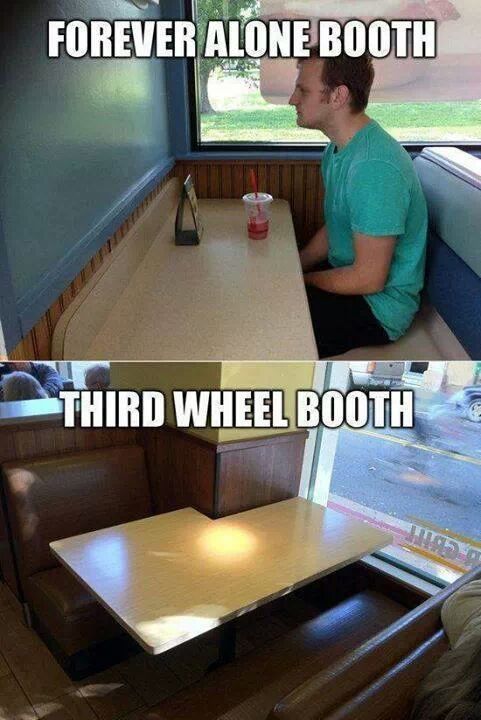 i usually deal with the second booth.... - meme