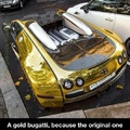 Golden Bugatti