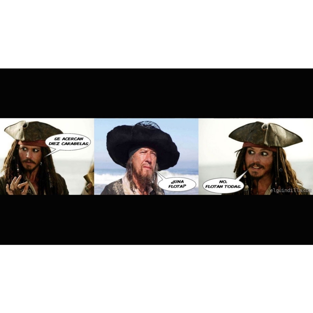 piratas del caribe - meme