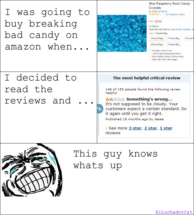 Amazon Review XD - meme