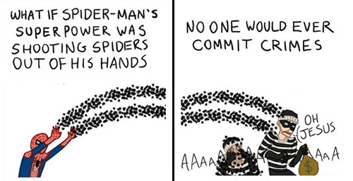 Eww spiders! - meme