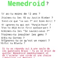 Est tu digne d'être sur Memedroid ?