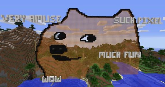 Minecraft Doge - meme