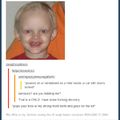 Ugly ass kid :|