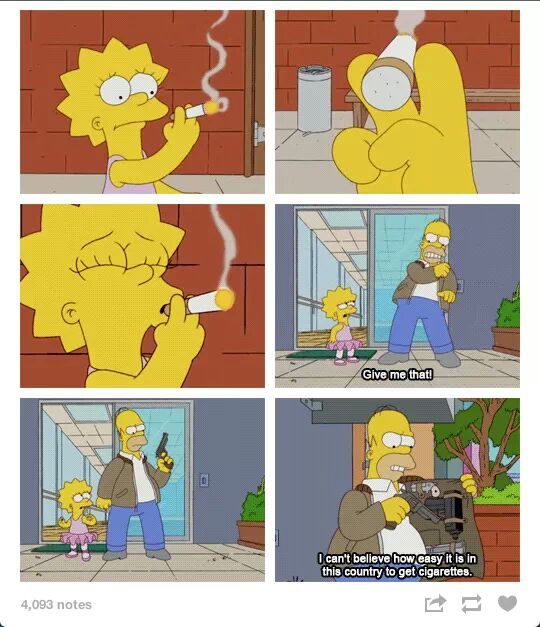 first Simpson's meme