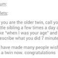 I wish I had a twin