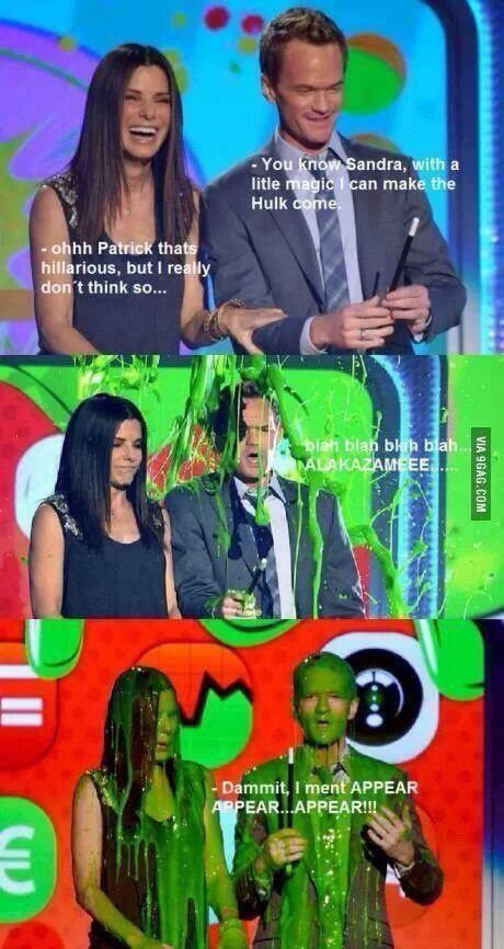 The Hulk Came on NPH - meme