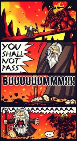 Gandalf the......fak? - meme