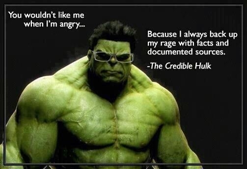 Credible Hulk - meme