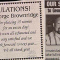 Congratulations George Brownridge