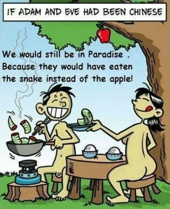 Asian Adam and Eve - meme
