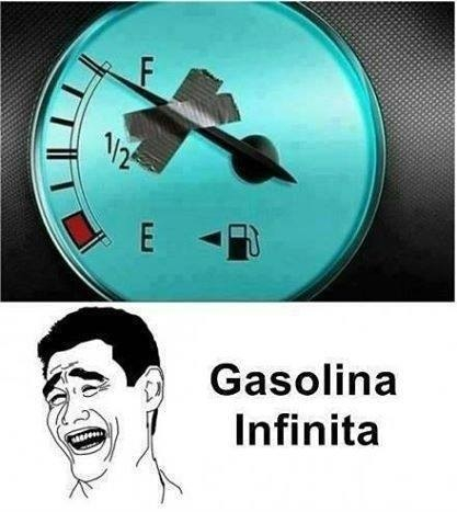 Gasolina infinita  - meme