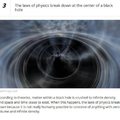 black holes is so large that the earth only the size of a coin in the black holes event horizon