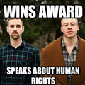Fighting for our generation! Good guy Macklemore!