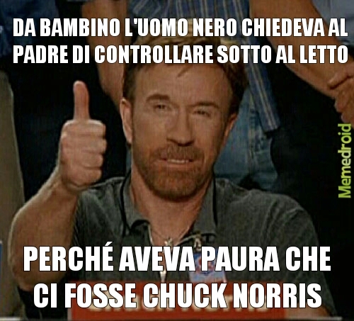 Chuck Norris batte chiunque - meme