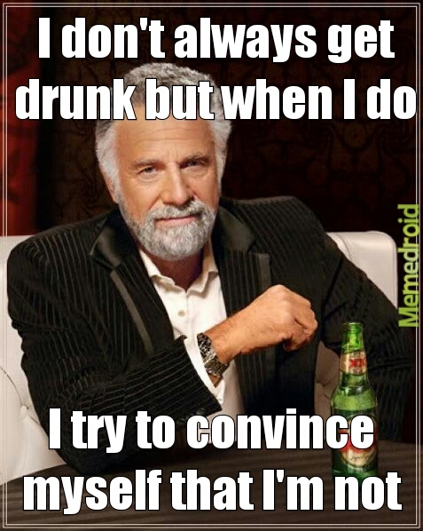 Beware,  drunkard... - meme