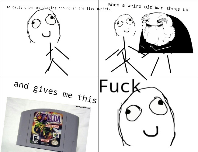 Happened to me earlier today O_O I destroyed the damn cartridge immediately - meme