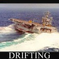 USS Drifting