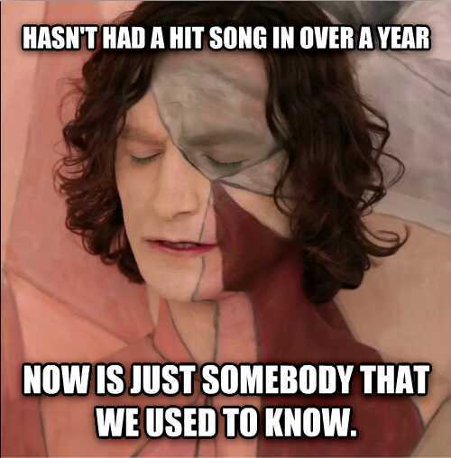 somebody that we used to know - meme
