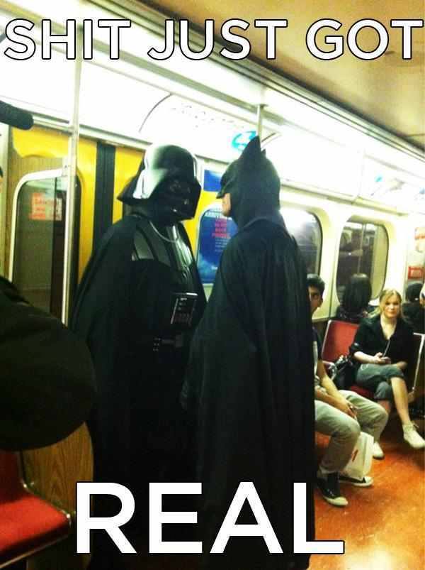Batman VS Vader.. - meme