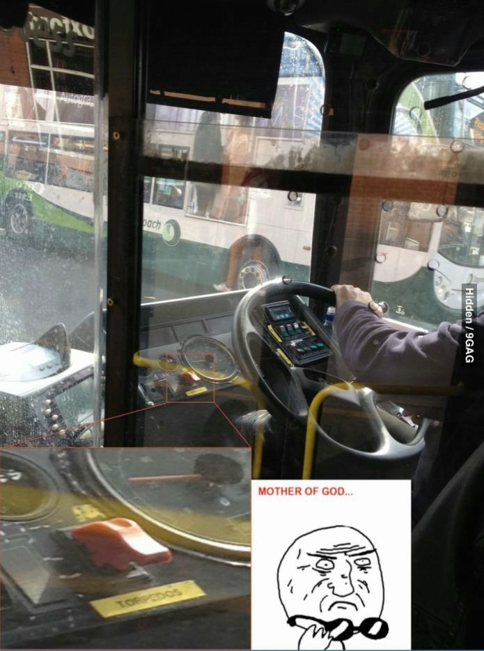 i will never go in a bus again... - meme
