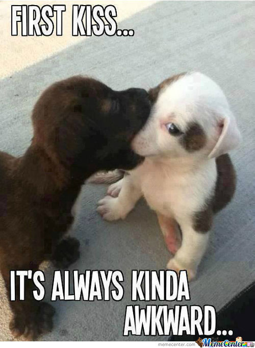 first kiss - meme