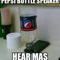 pepsi bottle speaker