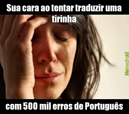 Erros de português - meme