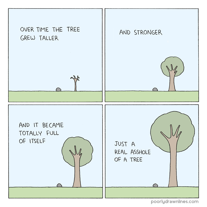 douchebag tree. - meme
