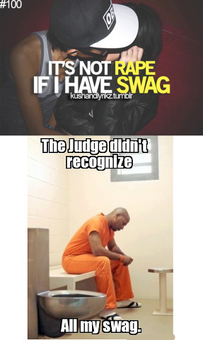 swag. not once. - meme