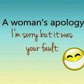 sweet apology