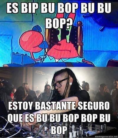 Crei que era bu bop bu bu bi jajaja (Lluvia de positivos) :) - meme
