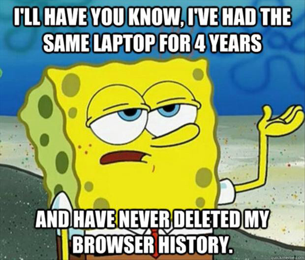 Browser history - meme
