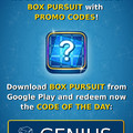Box Pursuit: Promo code of the day