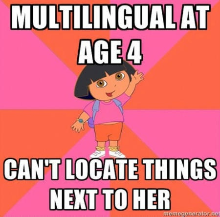 Damn it Dora... - meme