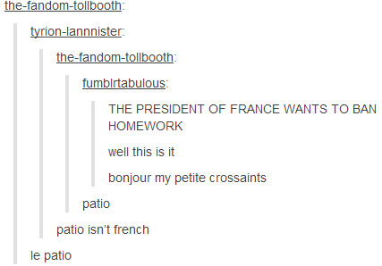 le makes everything french - meme