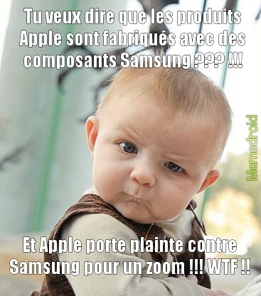 Samsung vs/= Apple - meme