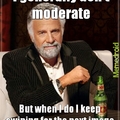 moderation! !!!!!!