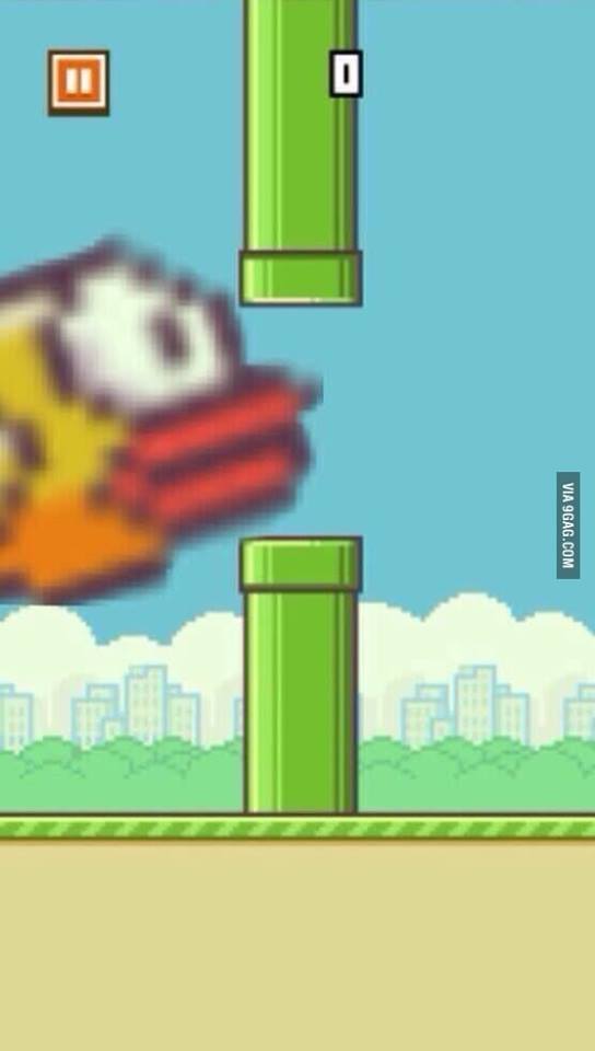 What Flappy Bird feels like. - meme