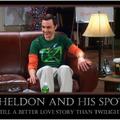 ahh, Sheldon and his spot