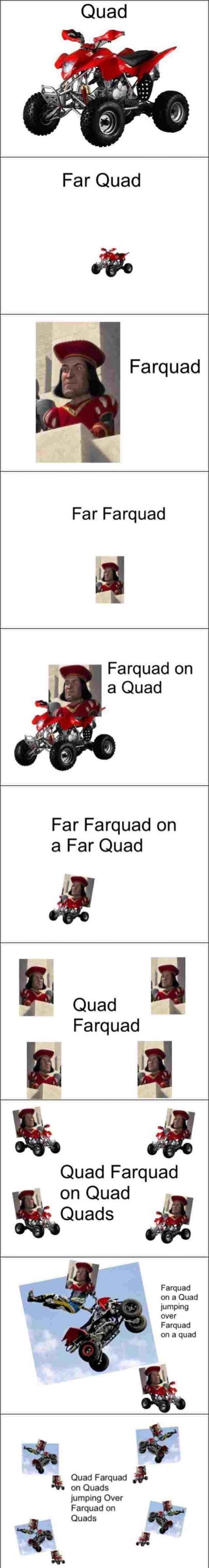 farquad on quads, on wait what? - meme