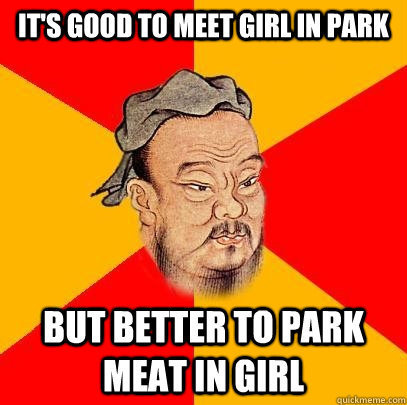 oh Confucius - meme