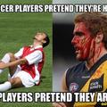 footballer injured