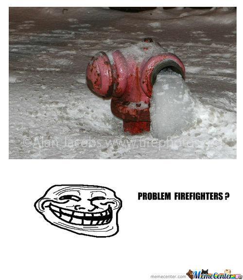 No, seriously, dig out fire hydrants. - meme
