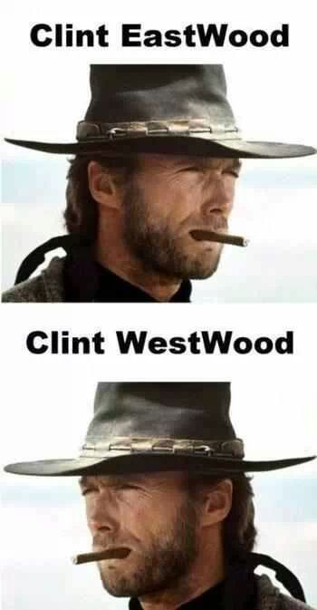 Clint is my bitch - meme