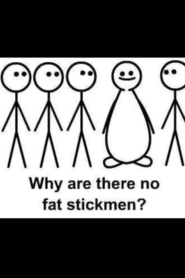 The truth about stick figures  - meme