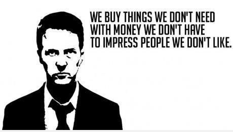 Fight Club gave us a lot of sad but true facts - meme
