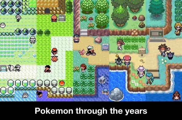 Pokemon through the years - meme