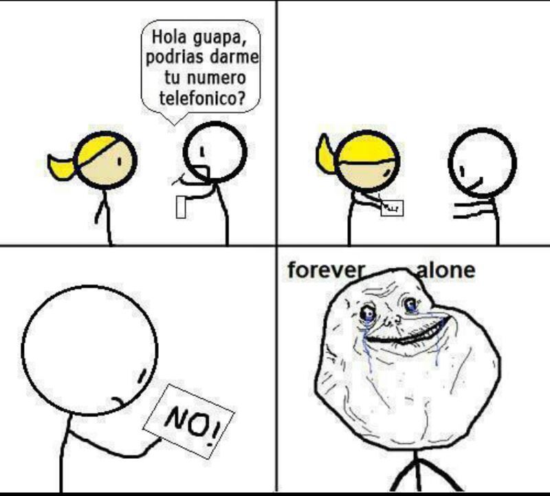 qué forever alone - meme