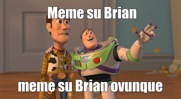 addio per sempre Brian - meme